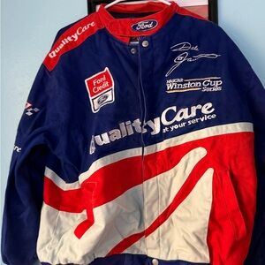 DALE JARRETT Ford Jacket with Blue and Red Accents